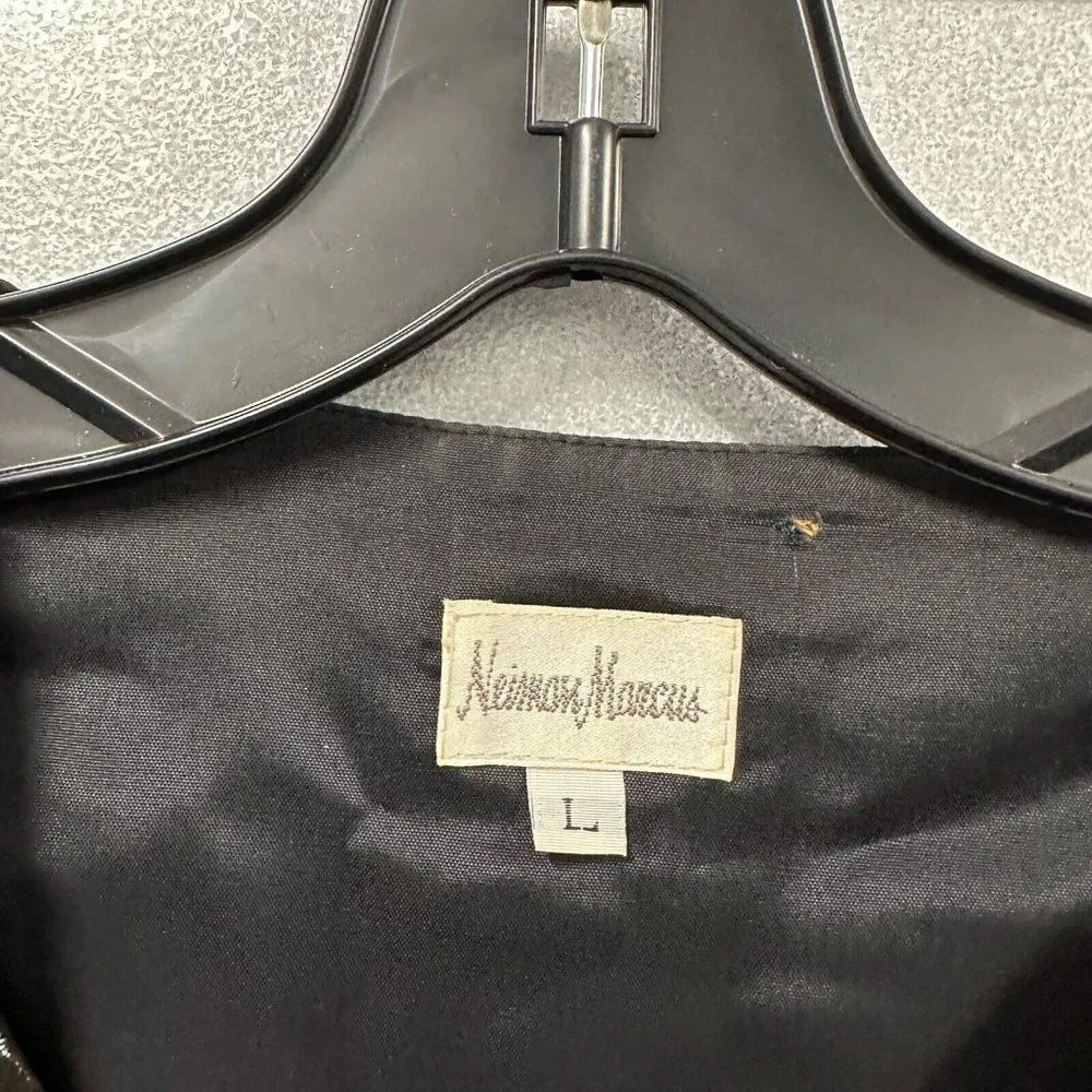 Vintage Neiman Marcus Southwest Vest Unisex L USA Brass tone‎ buttons Western